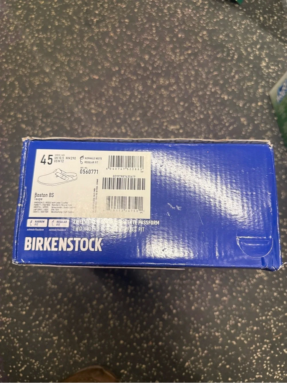Birkenstock Blue Shoe Box with Branding